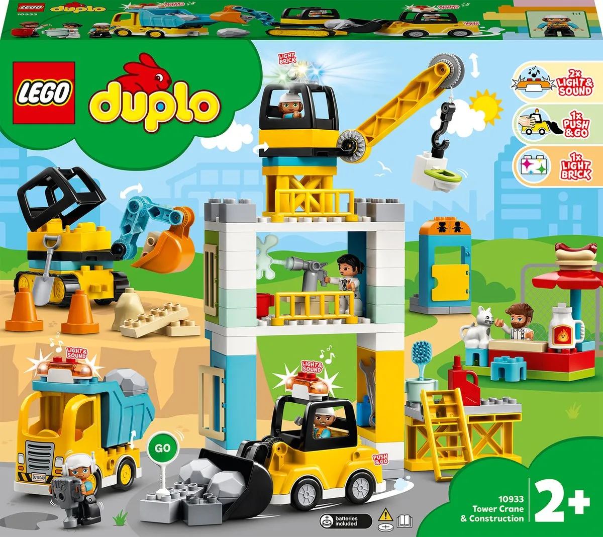 LEGO DUPLO Torenkraan & Bouwterrein 10933