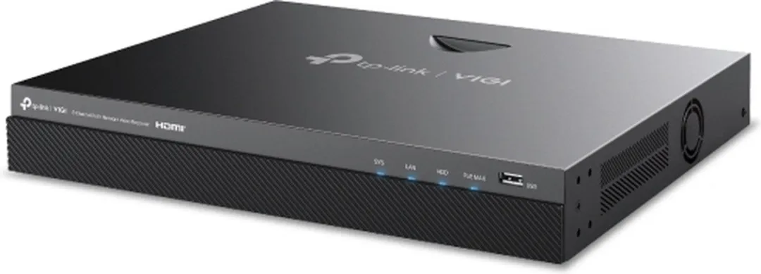 TP-Link VIGI NVR2008H-8MP NVR - 8 Kanalen - Zwart