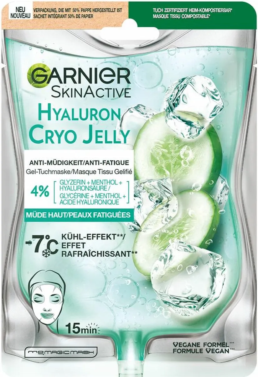 Garnier SkinActive Hyaluron Cryo Jelly Sheet Masker