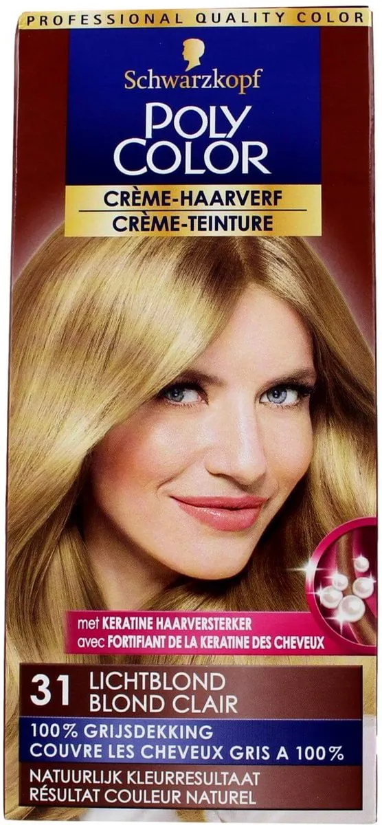 Schwarzkopf Poly Color Haarverf Creme 31 Lichtblond