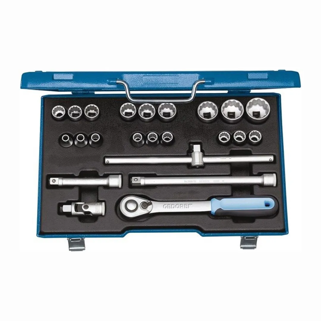 Gedore Dopsleutelset Metrisch 1/2 23-delig