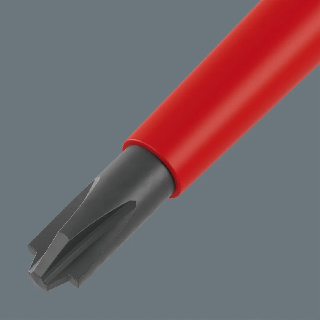 Wera VDE Wisselbit Kraftform Compact PH/S 2x157mm - PZ2/PH2 - Rood/Zwart