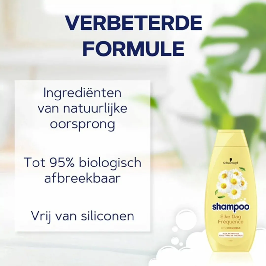 Schwarzkopf Shampoo Elke Dag 3x400ml