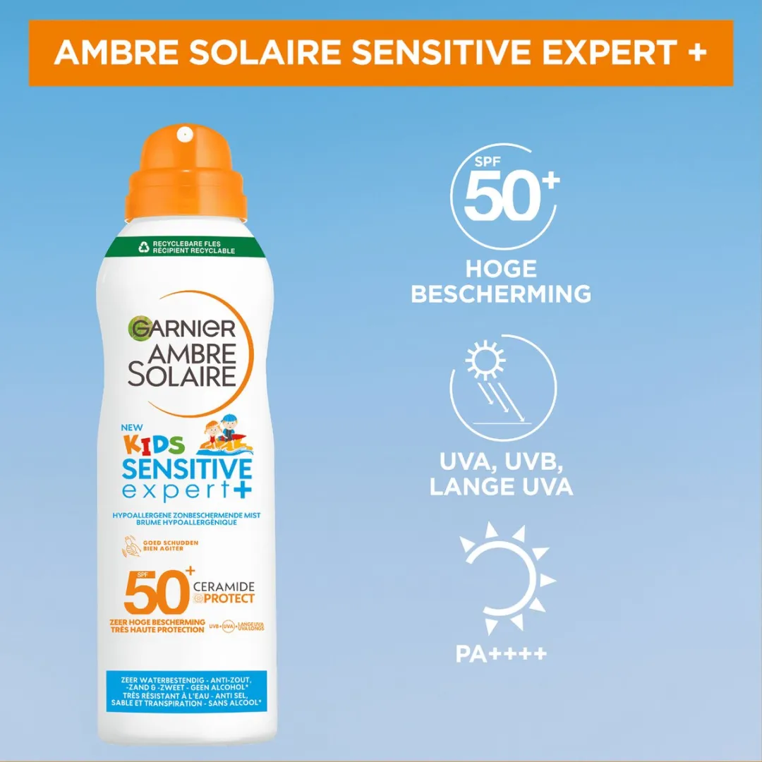 Garnier Ambre Solaire Kids Sensitive Expert+ Mist SPF50+ 150ml