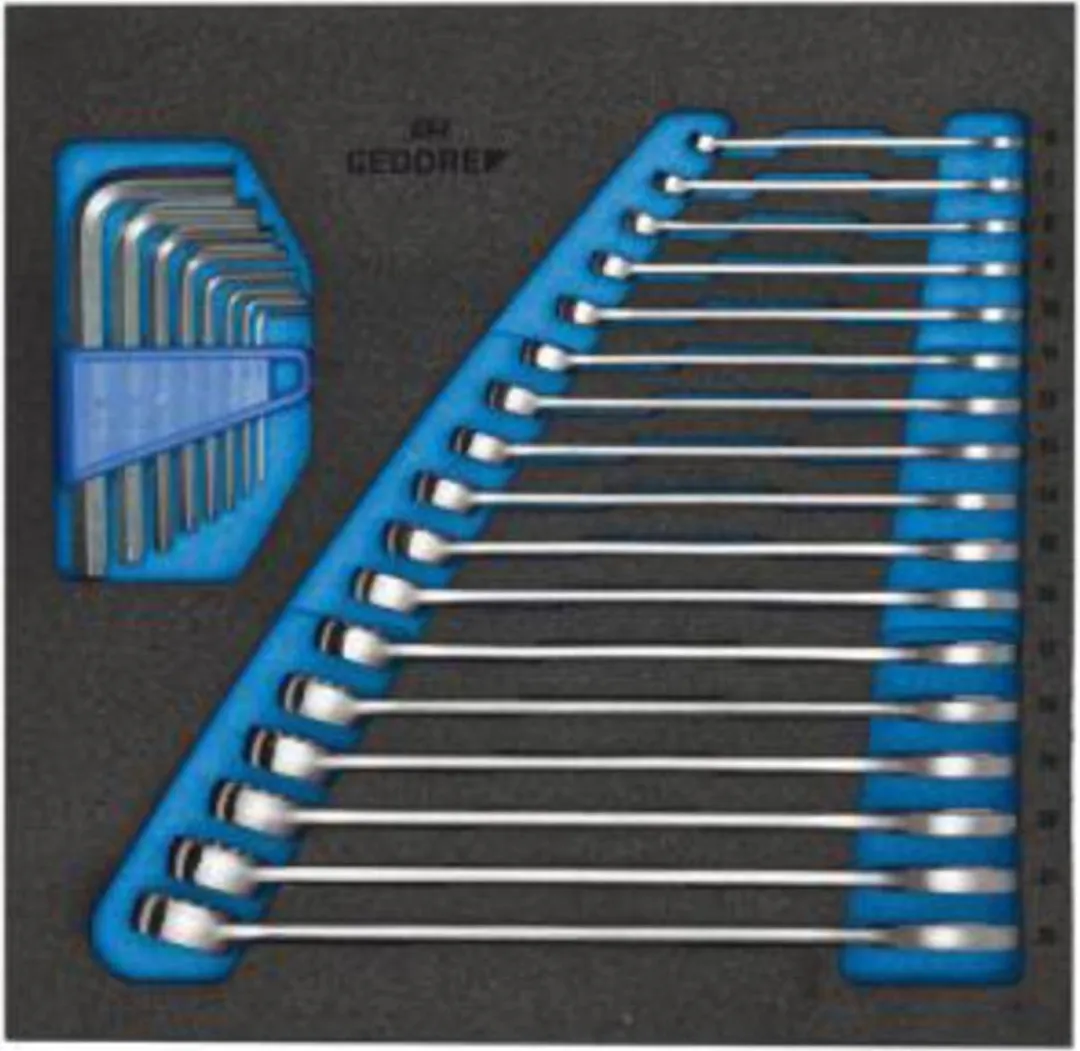 Gedore 1500 CT2-7 Ring-steeksleutelset 25-delig - Inch - afbeelding 4 van 6