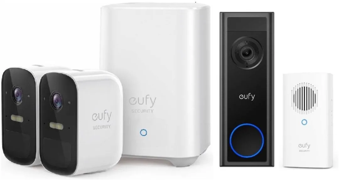 Eufy Cam 2C + Video Doorbell C30 Bewakingsset