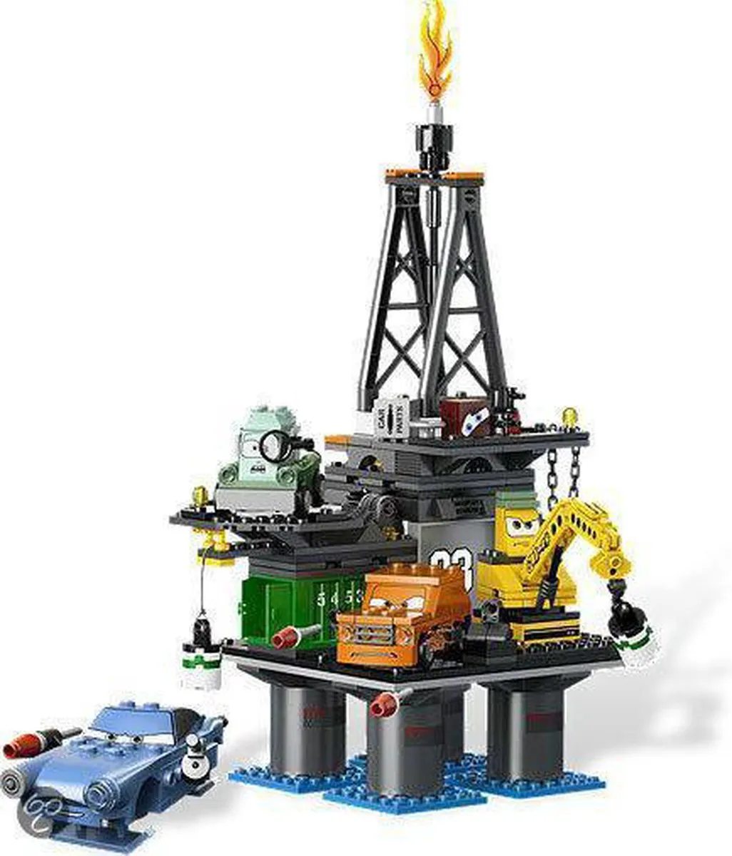LEGO Cars 2 Boorplatform Ontsnapping 9486 - 422 Stukken - afbeelding 6 van 6
