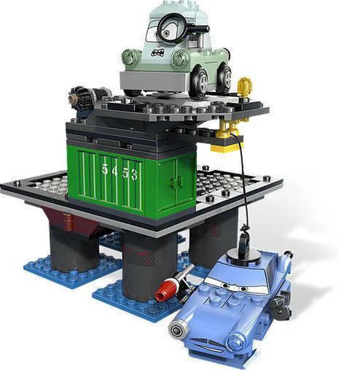 LEGO Cars 2 Boorplatform Ontsnapping 9486 - 422 Stukken