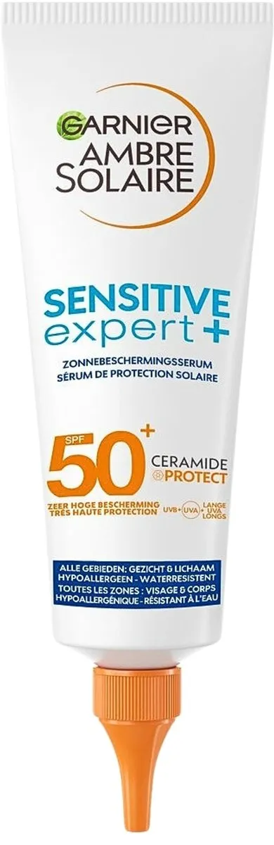 Garnier Ambre Solaire Sensitive Expert Zonnebrandserum SPF 50+ 125ml
