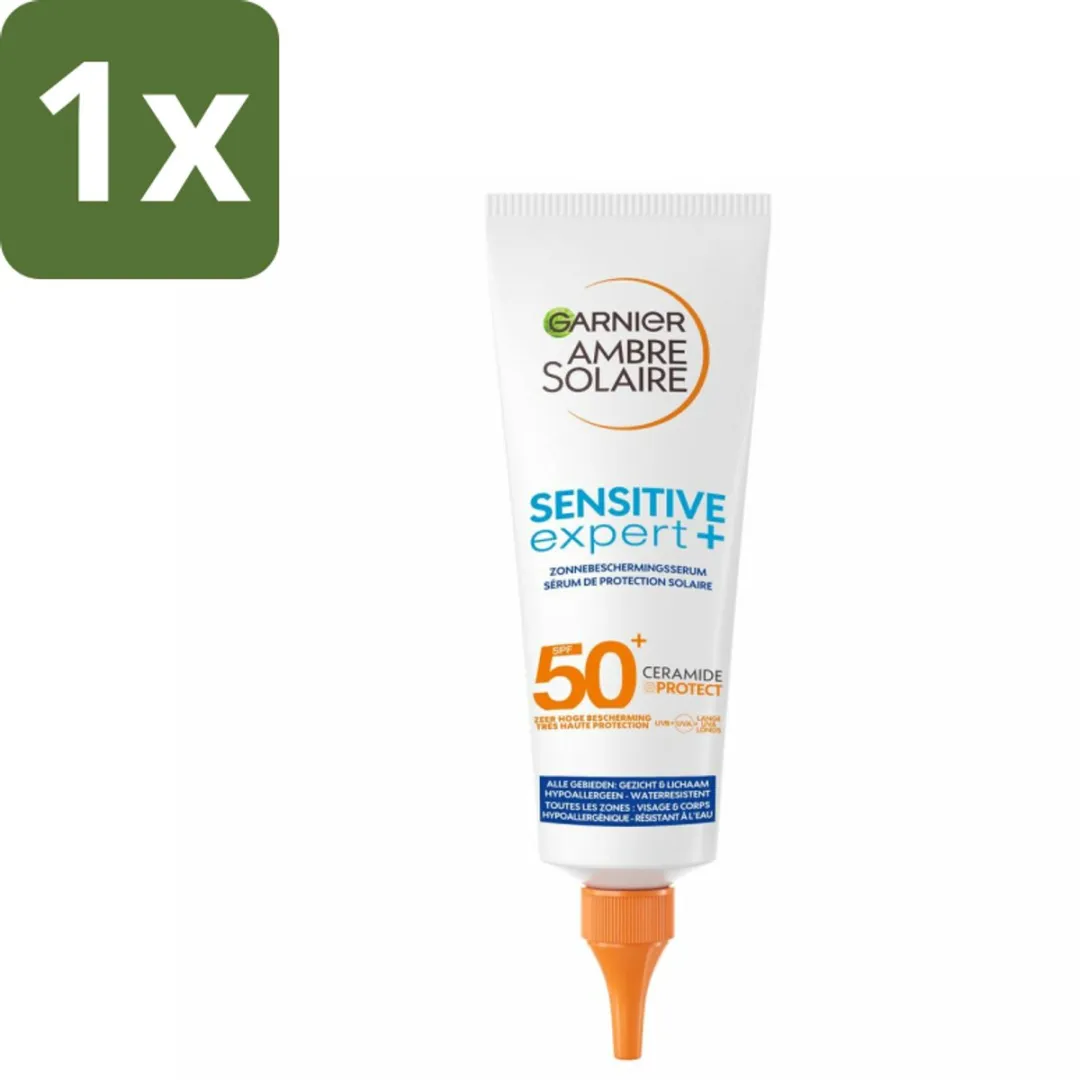 Garnier Ambre Solaire Sensitive Expert Zonnebrandserum SPF 50+ 125ml