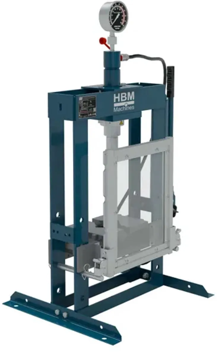 HBM Werkplaatspers 10 Ton - met Boorhamer