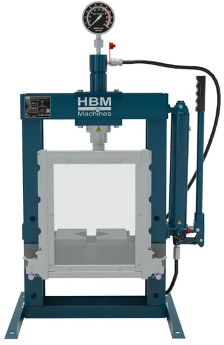 HBM Werkplaatspers 10 Ton - met Boorhamer