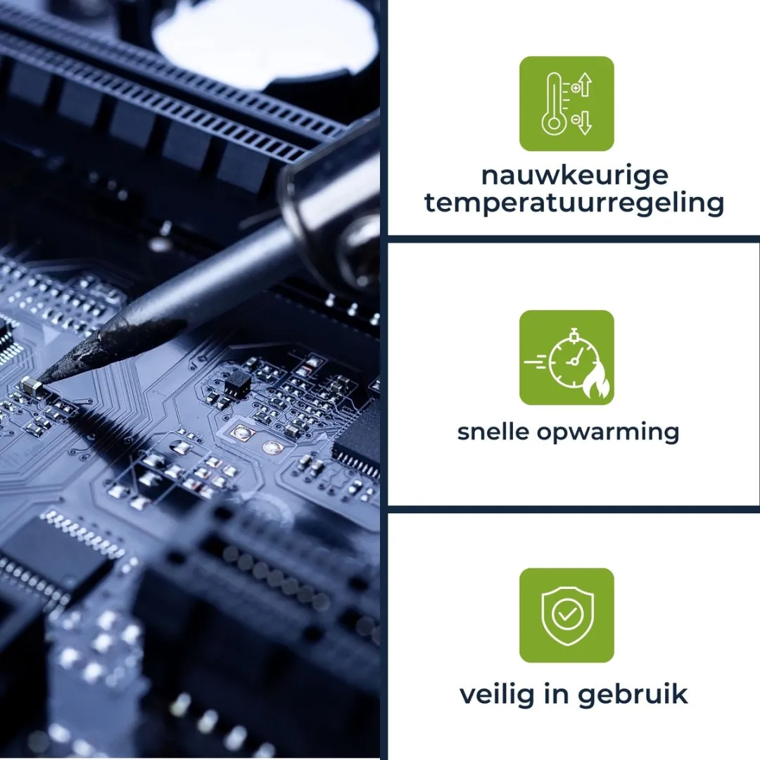 Velleman VTSS5 Soldeerstation 50W - 175-480°C