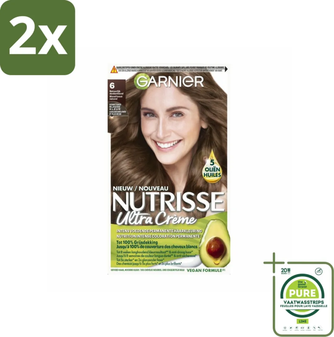 Garnier Nutrisse Ultra Crème Haarkleuring Natuurlijk Donkerblond
