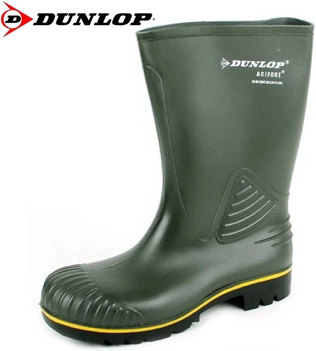 Dunlop Acifort Groen Kuitlaarzen Heren
