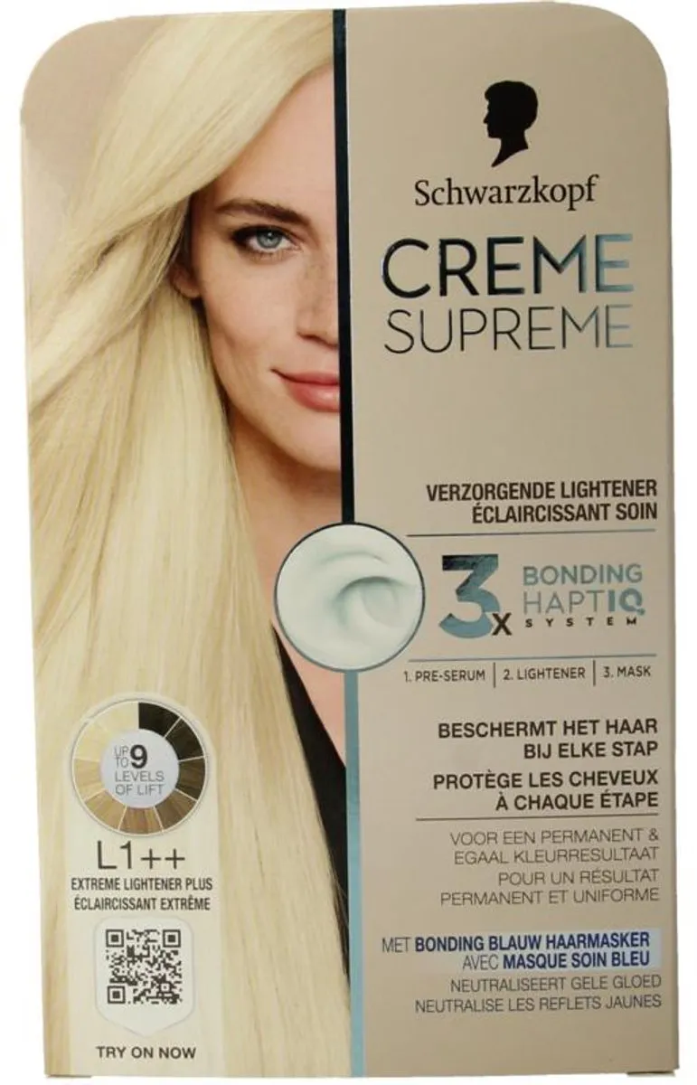 Schwarzkopf Crème Suprême L1++ Extreme Lightener Plus Haarverf 245g