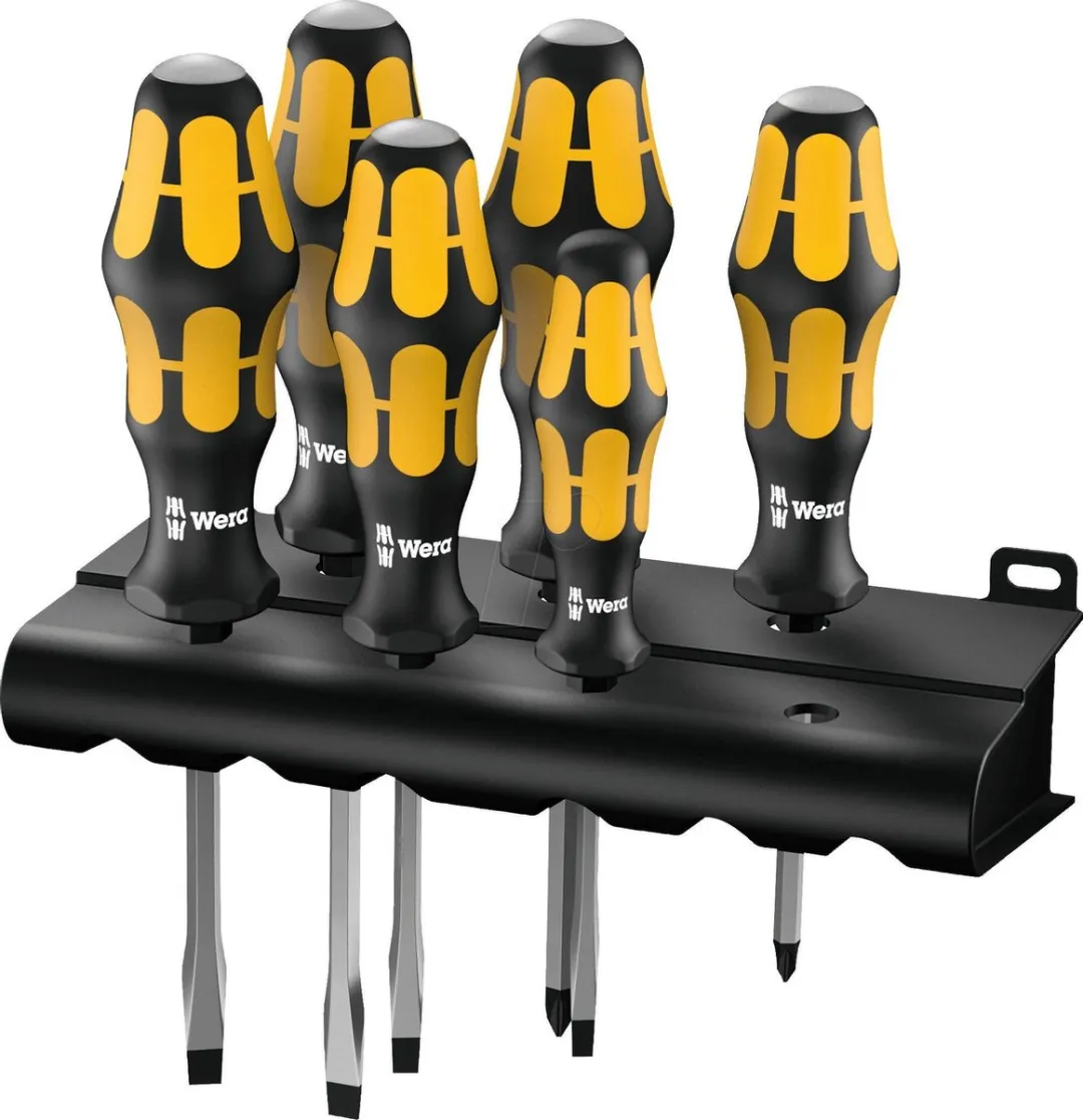 Wera Kraftform 05018287001 Schroevendraaierset - 6-delig PZ