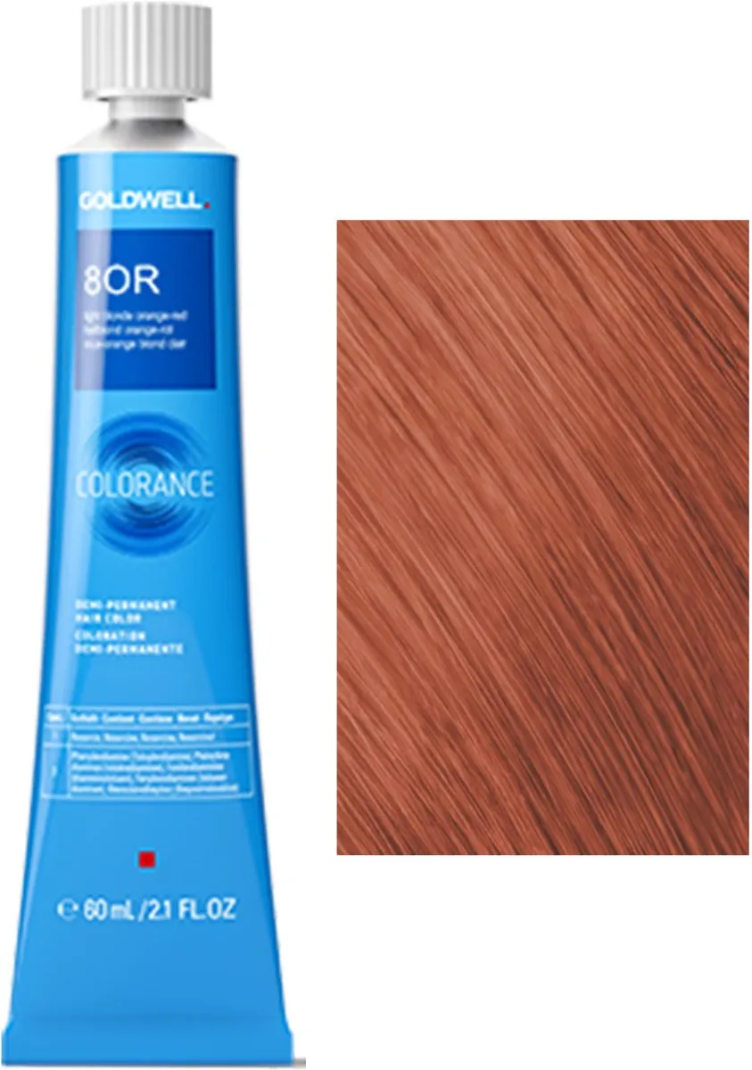 Goldwell - Colorance - Color Tube - 8-OR Light Blonde Orange Red - 60 ml