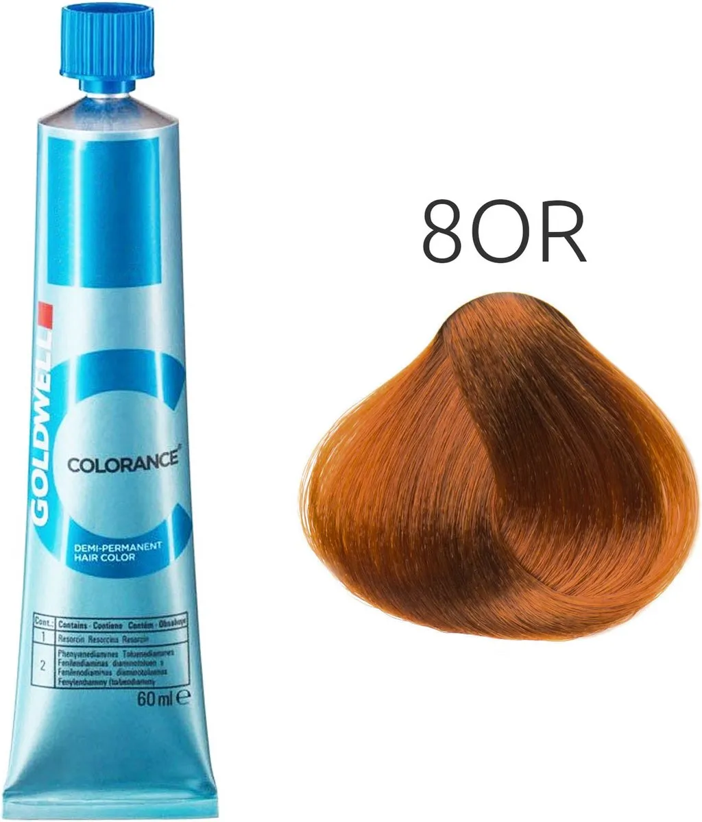 Goldwell - Colorance - Color Tube - 8-OR Light Blonde Orange Red - 60 ml