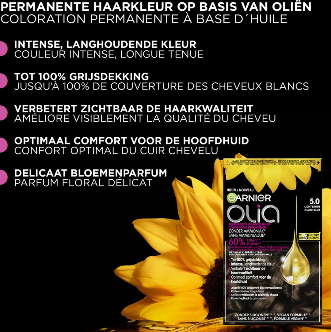 Garnier Olia Intens Rood Haarkleuring 986ml