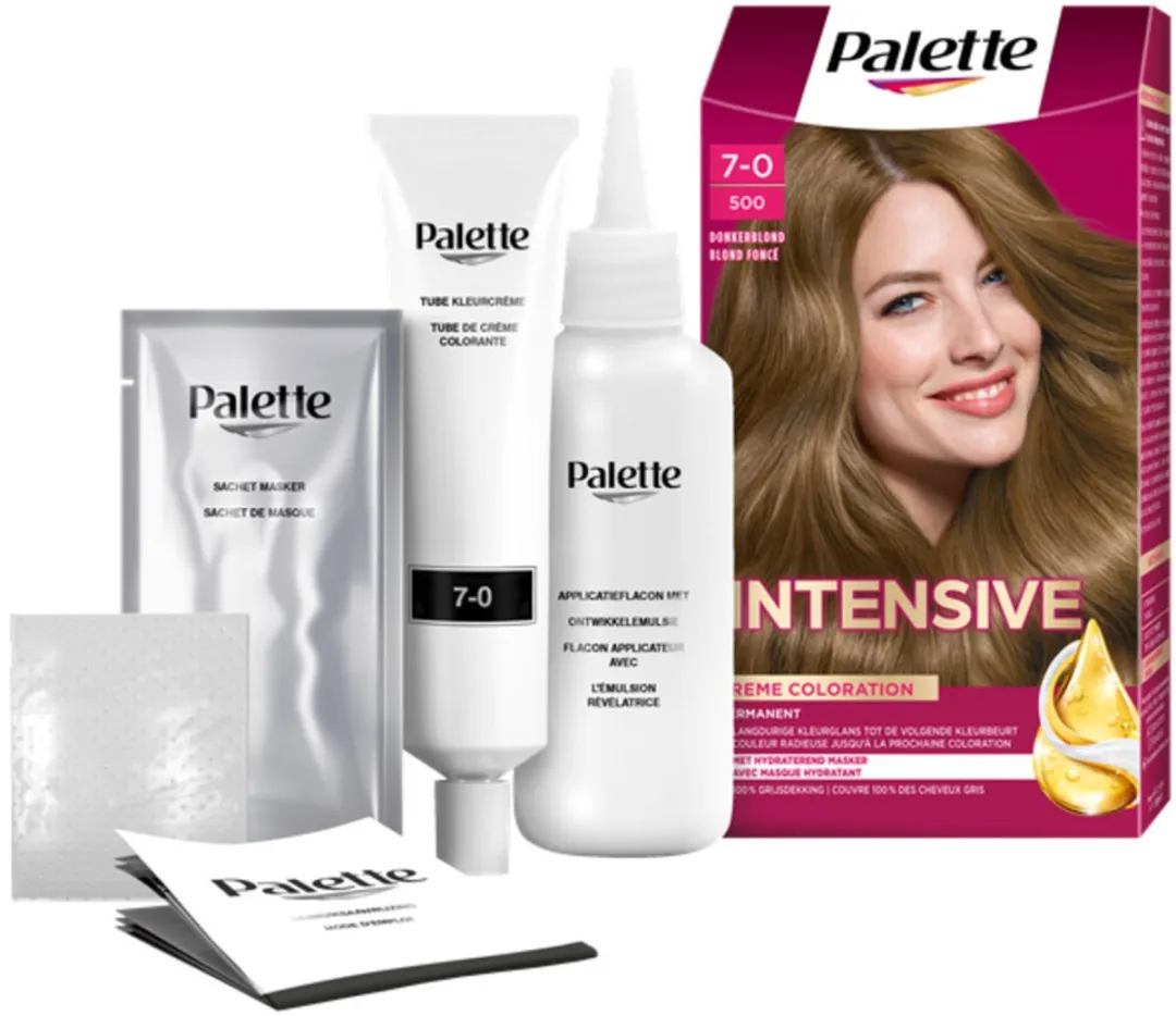 Schwarzkopf Poly Palette Haarverf Donkerblond 460ml - 4 Stuks