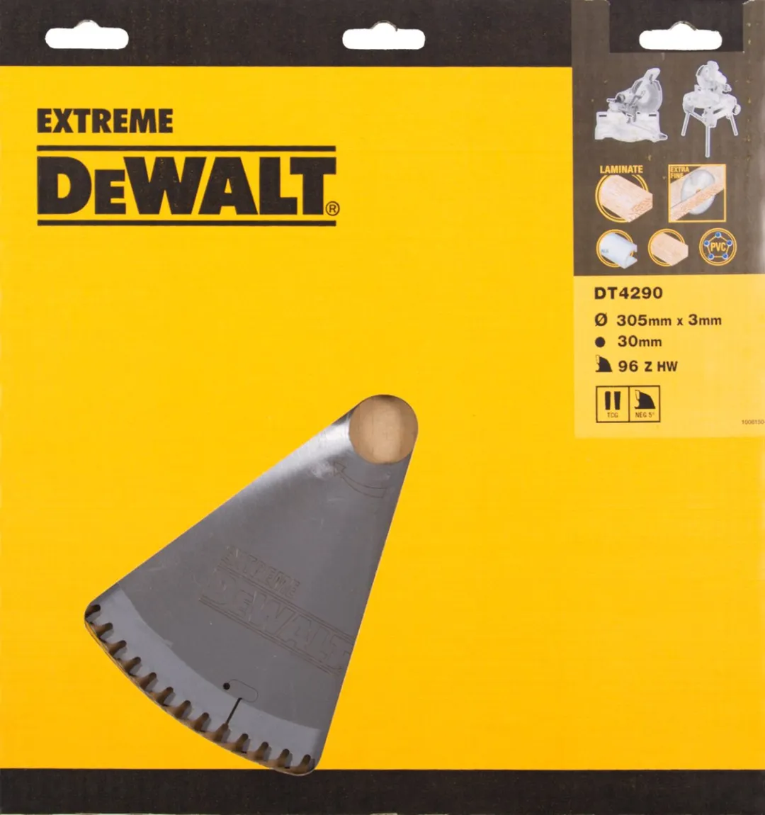 DeWALT DT4290-QZ Cirkelzaagblad 305mm 96T - Laminaat/Aluminium