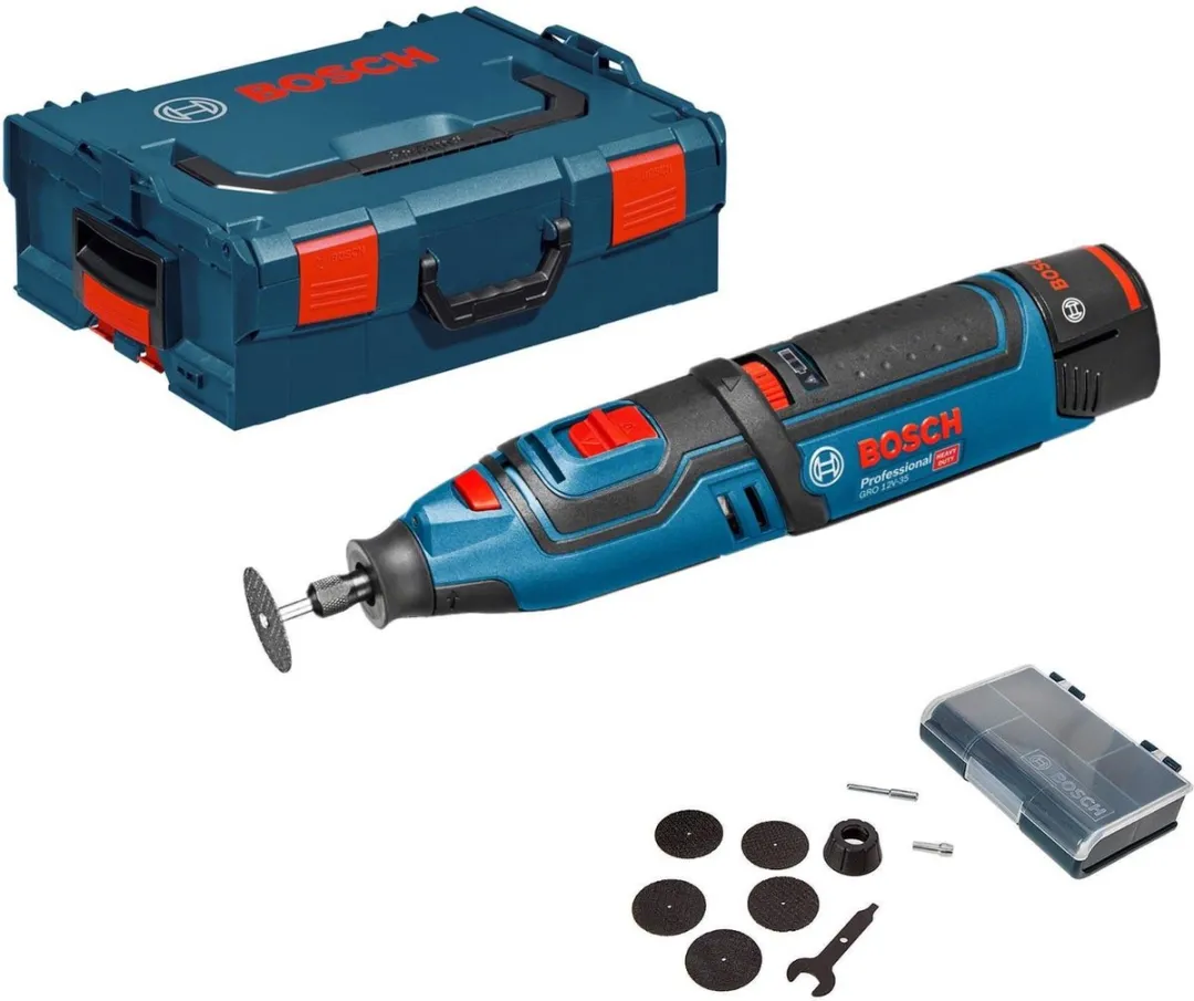Bosch Professional GRO 12 V-LI Accu Multi-Gereedschapsysteem - 5 Accessoires