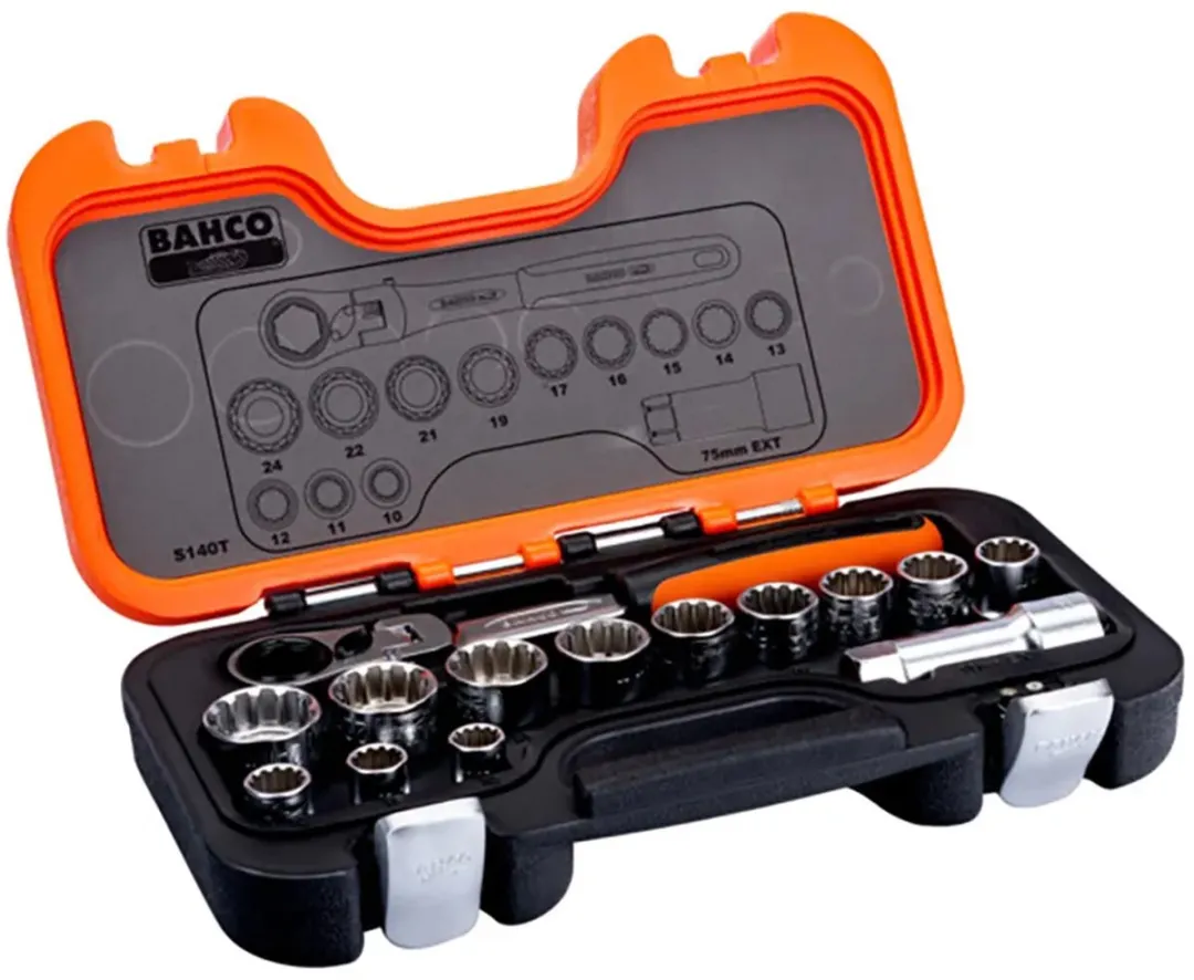 Bahco S140T Dopsleutelset - 14-delig
