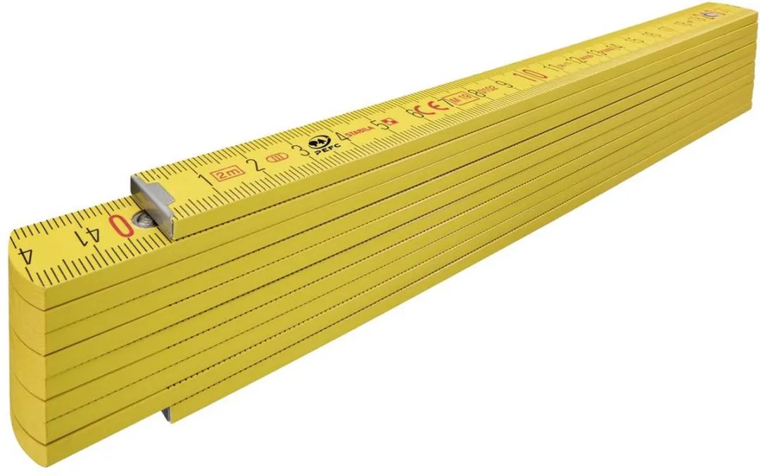 Stabila 14556 Duimstok - 2m - Geel