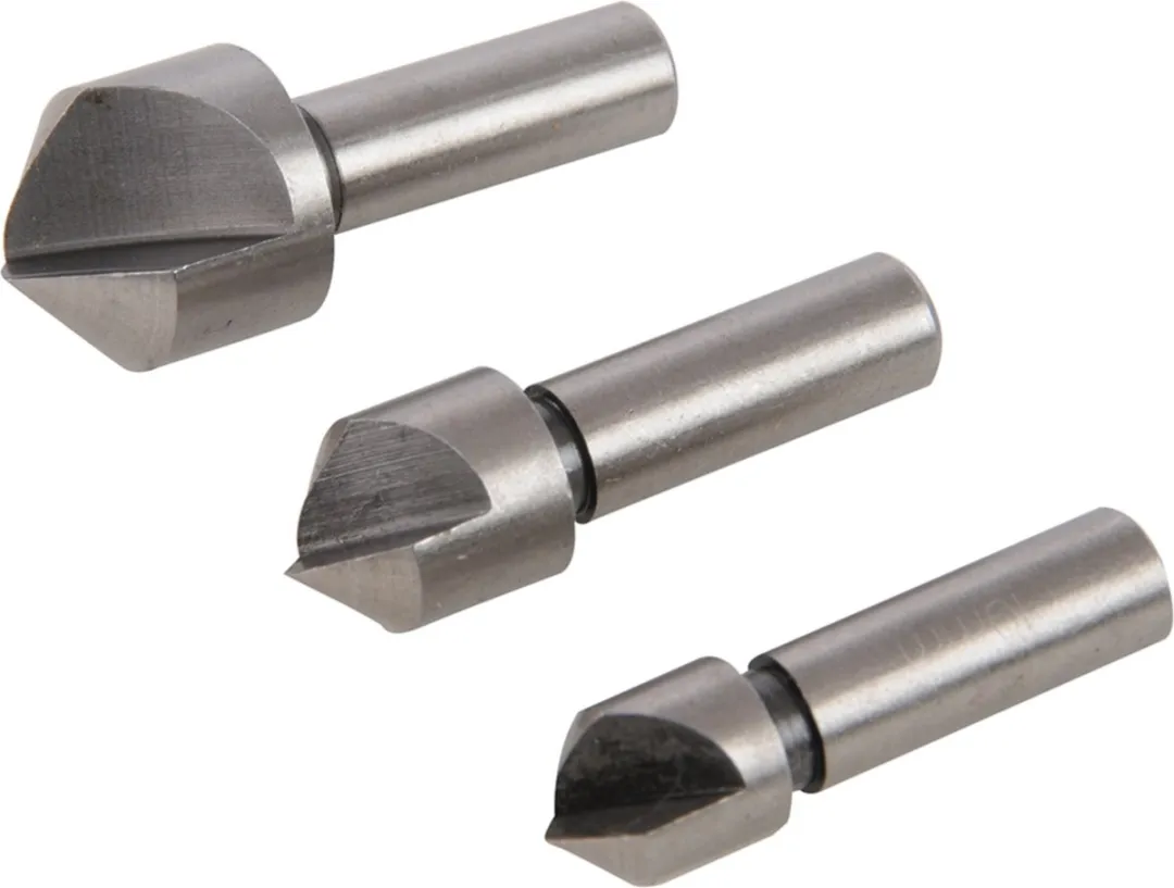 Silverline HSS Verzinkboor Set 3-delig Ø10/12/16mm