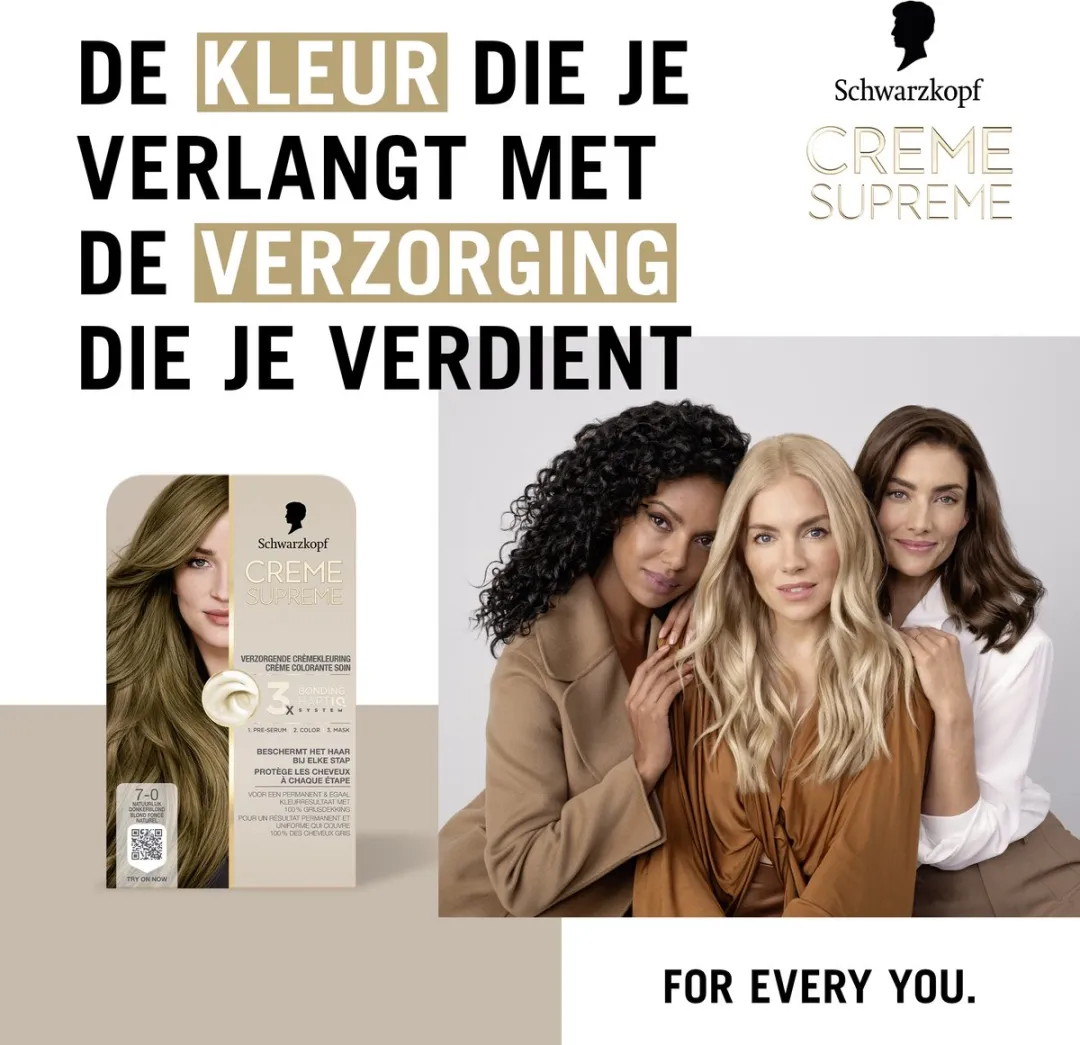 Schwarzkopf Creme Supreme 7-0 Haarkleuring 245g