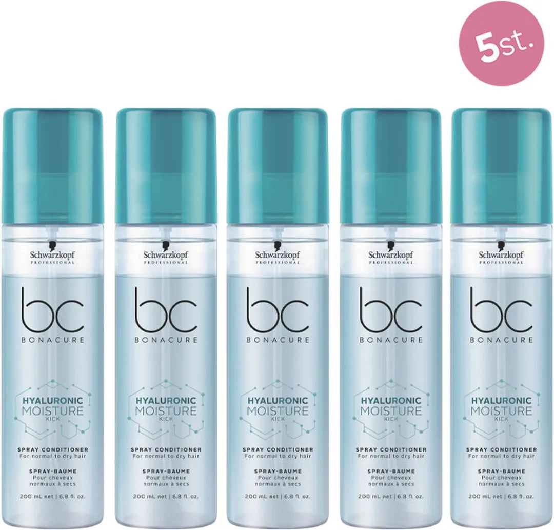 Schwarzkopf BC Moisture Kick Conditioner 200ml - 5 Stuks
