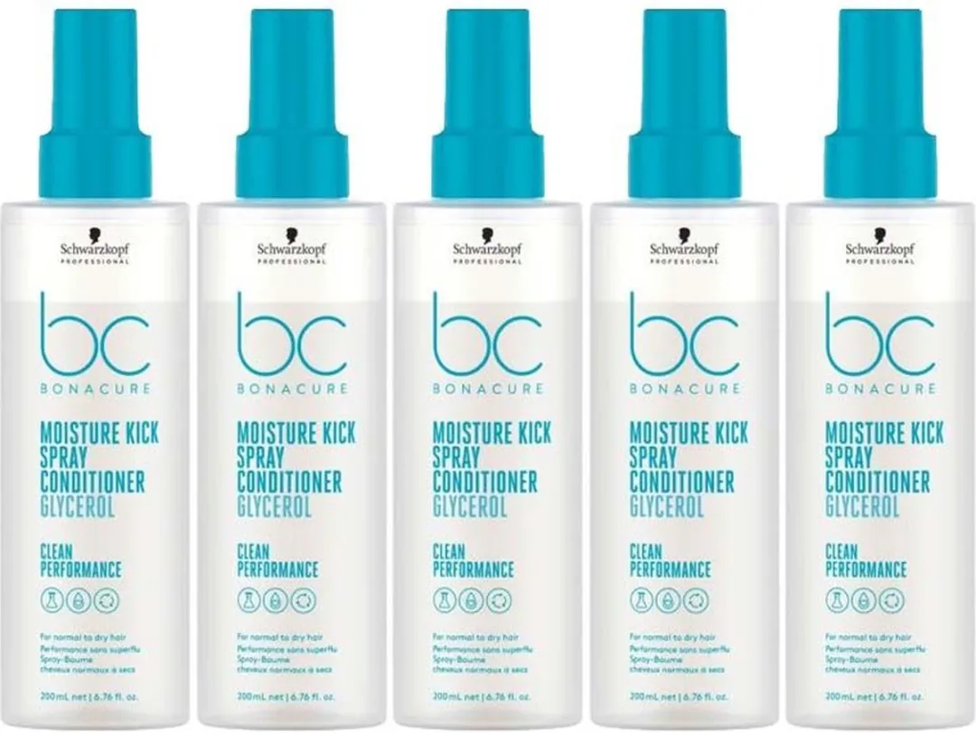 Schwarzkopf BC Moisture Kick Conditioner 200ml - 5 Stuks