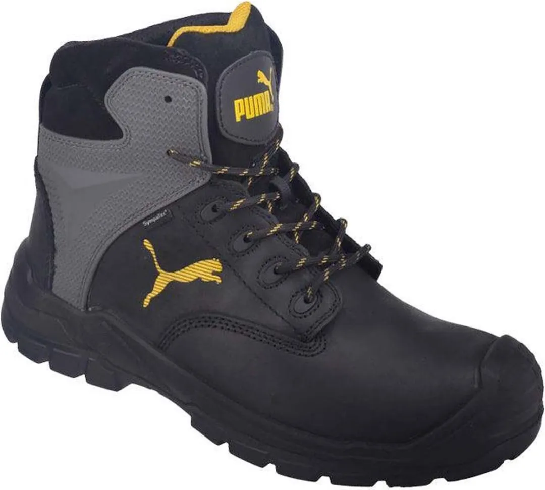 PUMA Borneo MT MID 630870 Werklaarzen - Zwart/Grijs