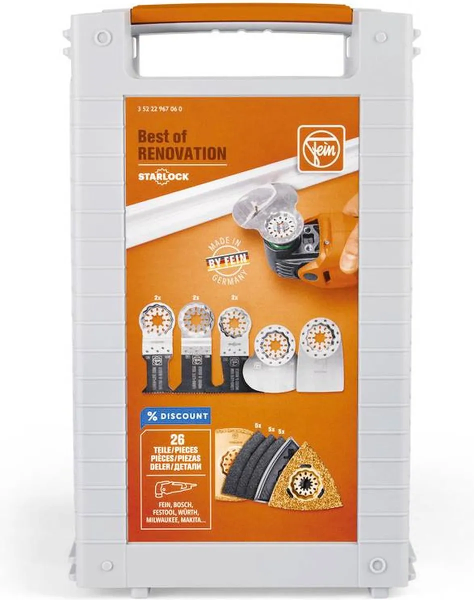 Fein Best of Starlock Renovation Accessoireset 26-delig - 35222967060