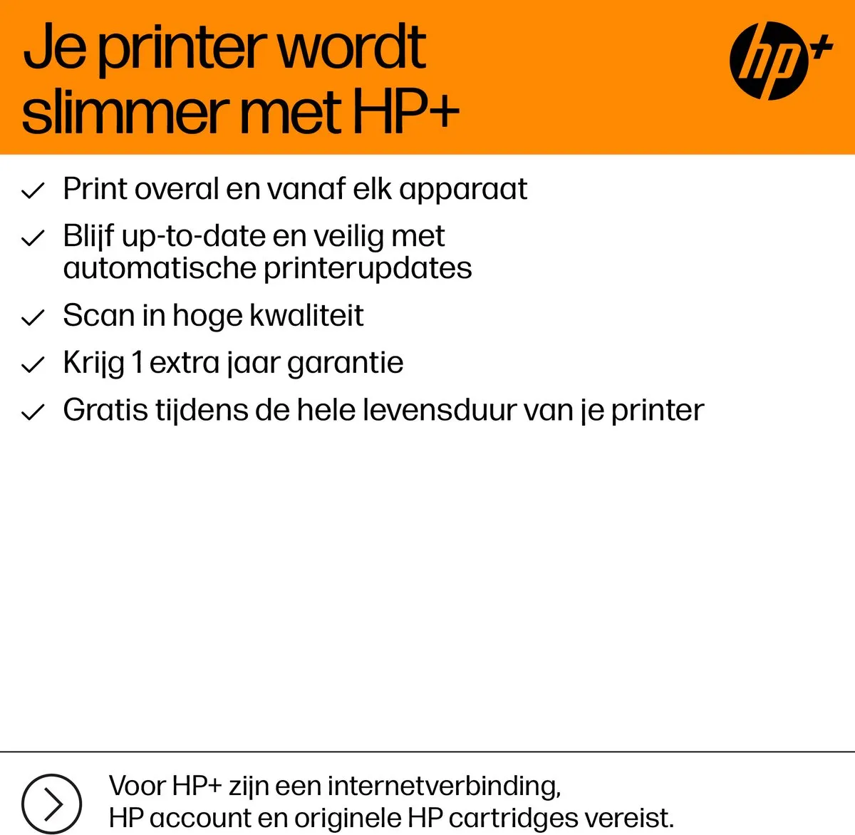 HP OfficeJet Pro 8125e Printer - 4Kleur - 250 Vel - Wit
