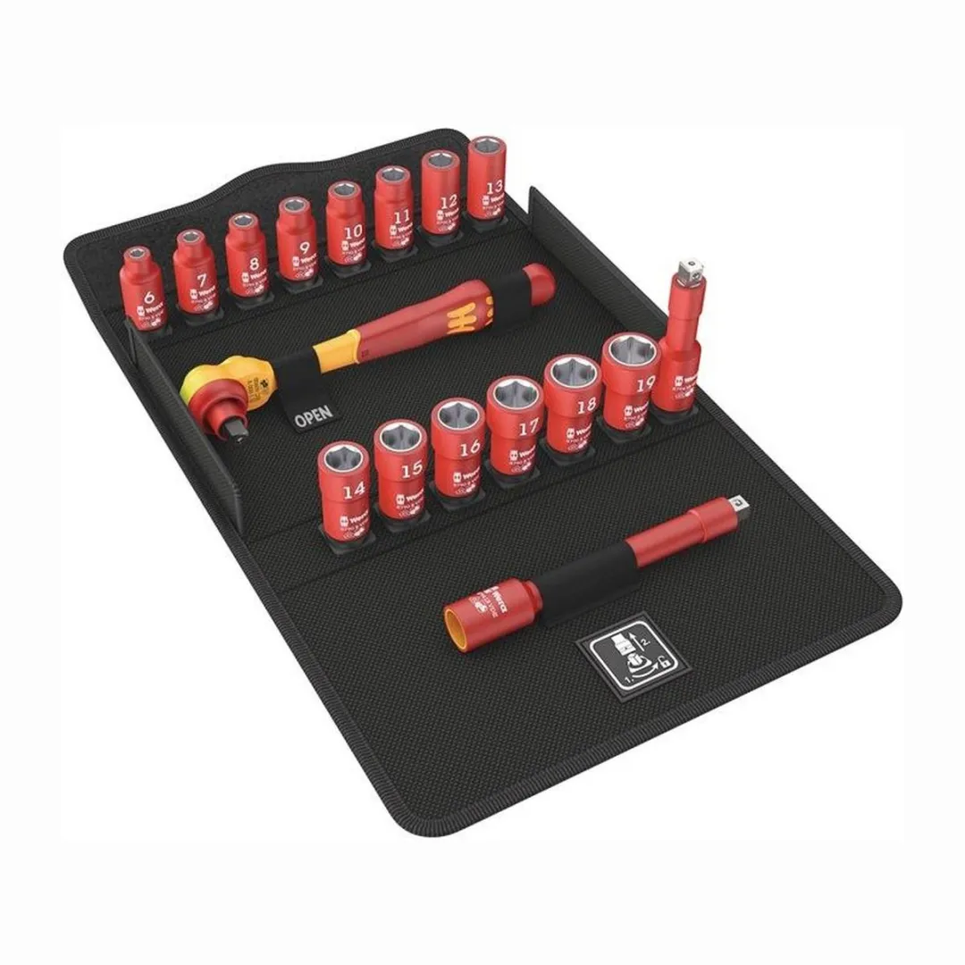 Wera 8100 SB VDE Zyklop Dopsleutelset 3/8