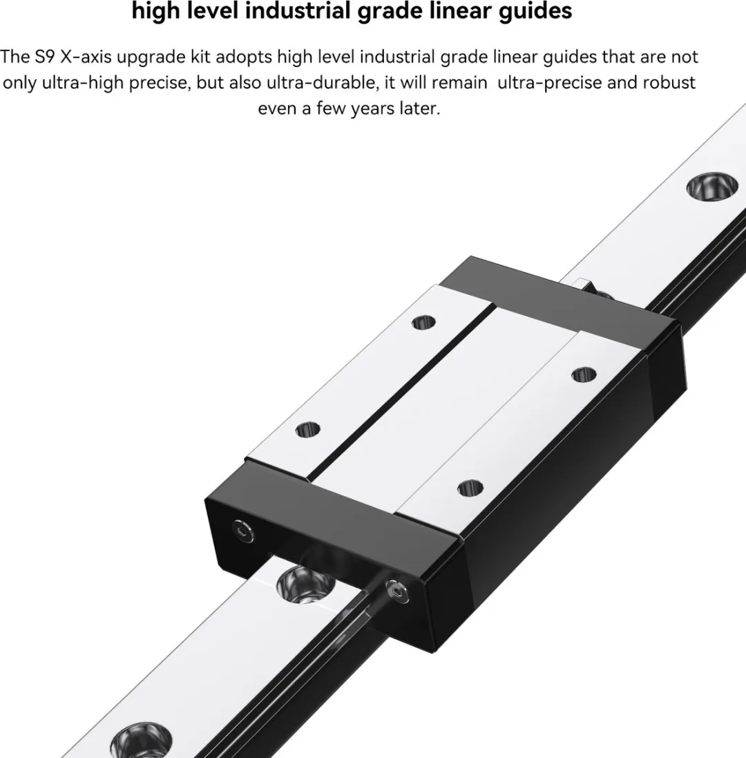 Sculpfun X-as Lineaire Geleider-Upgradekit S9 - Industriële Kwaliteit