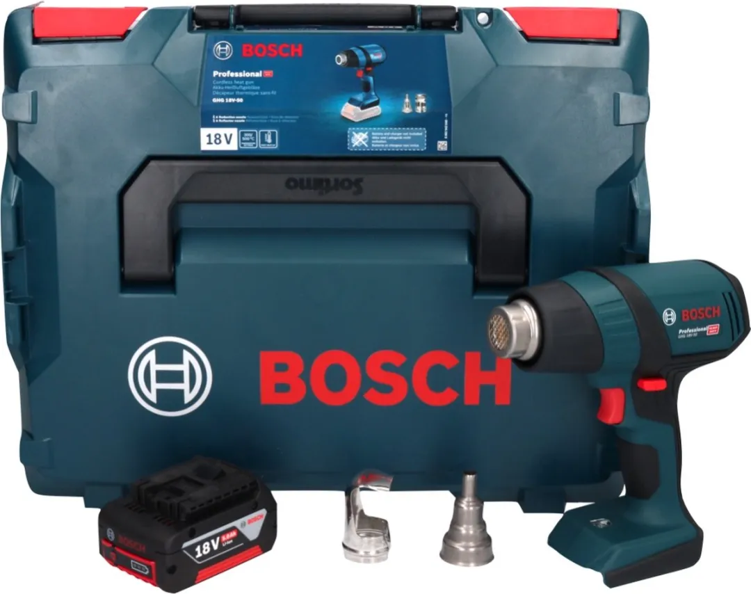 Bosch Professional GHG 18V-50 Heteluchtblazer 500°C - 1x 5.0Ah Accu