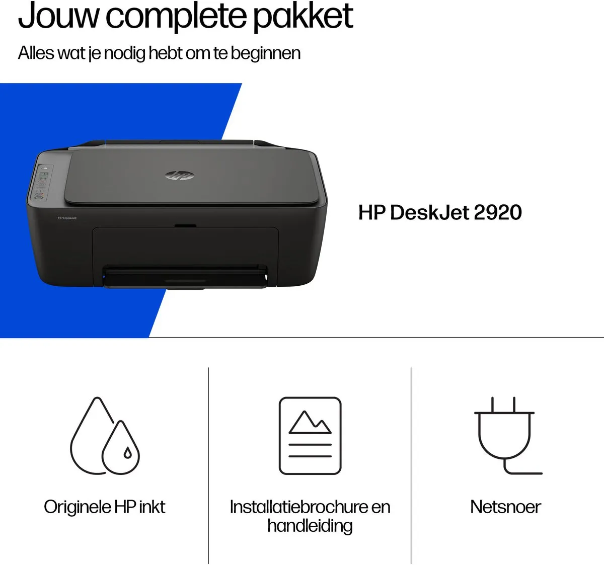 HP DeskJet 2920 All-in-One Printer - Zwart - afbeelding 6 van 6