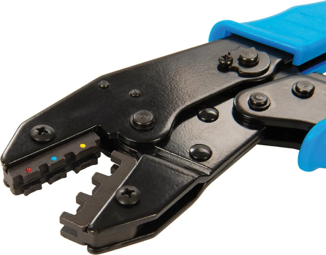 Silverline Expert Ratel Krimptang 220mm - Blauw/Zwart - afbeelding 6 van 6