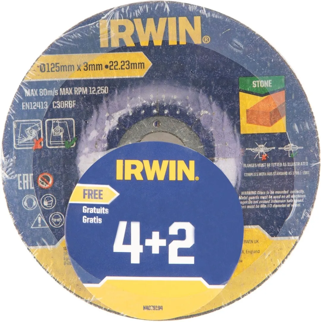 Irwin NAC79194 Slijpschijven 125mm