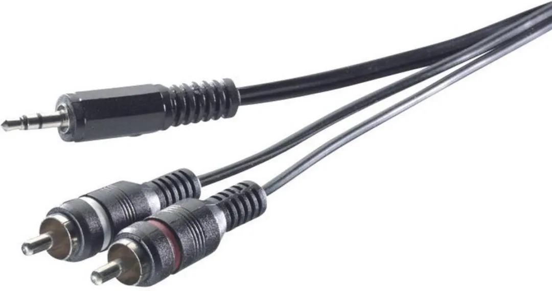 SpeaKa Professional SP-1300904 Cinch/Jack Audio Kabel 5m