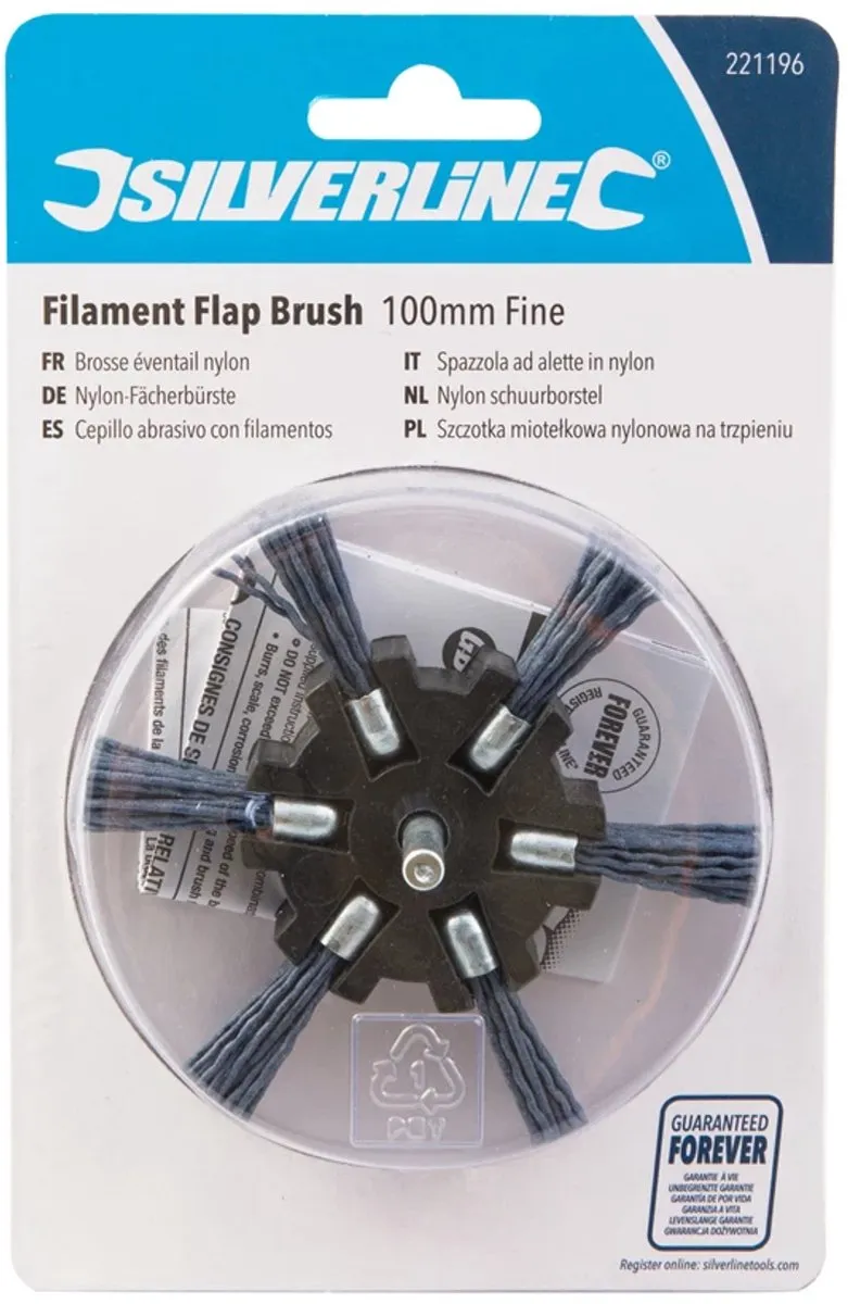 Silverline Nylon Schuurborstel 100mm