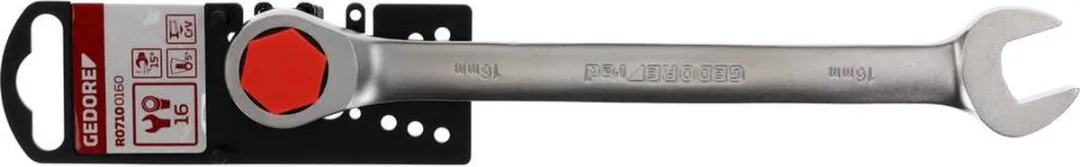 Gedore RED R07100160 Ring-/steekratelsleutel 16x216mm