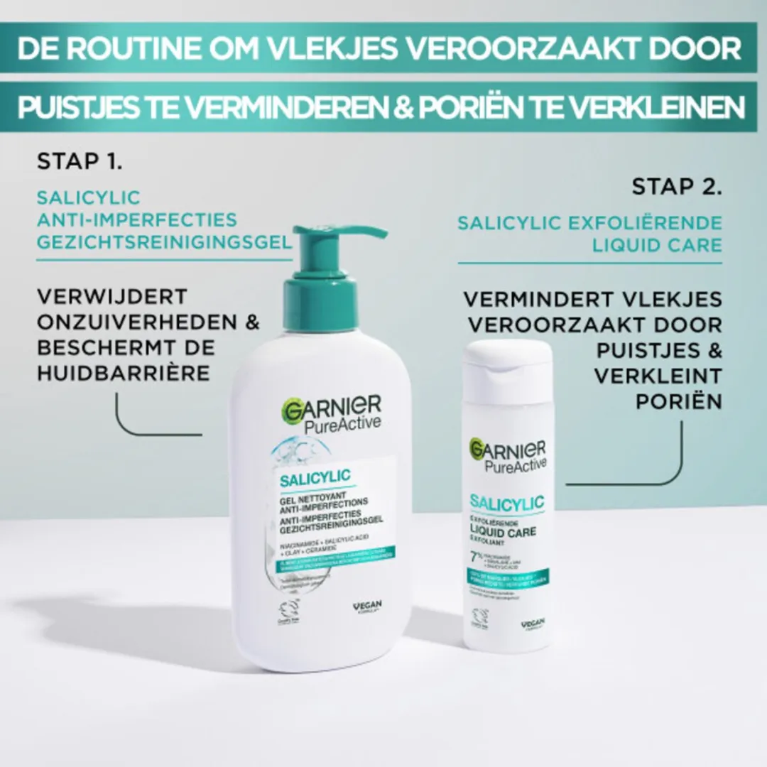 Garnier Pure Active Gezichtsreiniger Hydraterend 1750ml - 7 Stuks