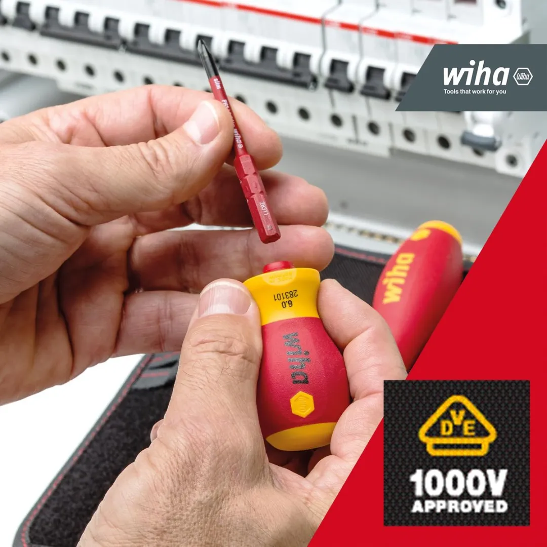 Wiha electric slimVario SB28310101 Schroevendraaier met bithouderset - SL4/PH2/PZ