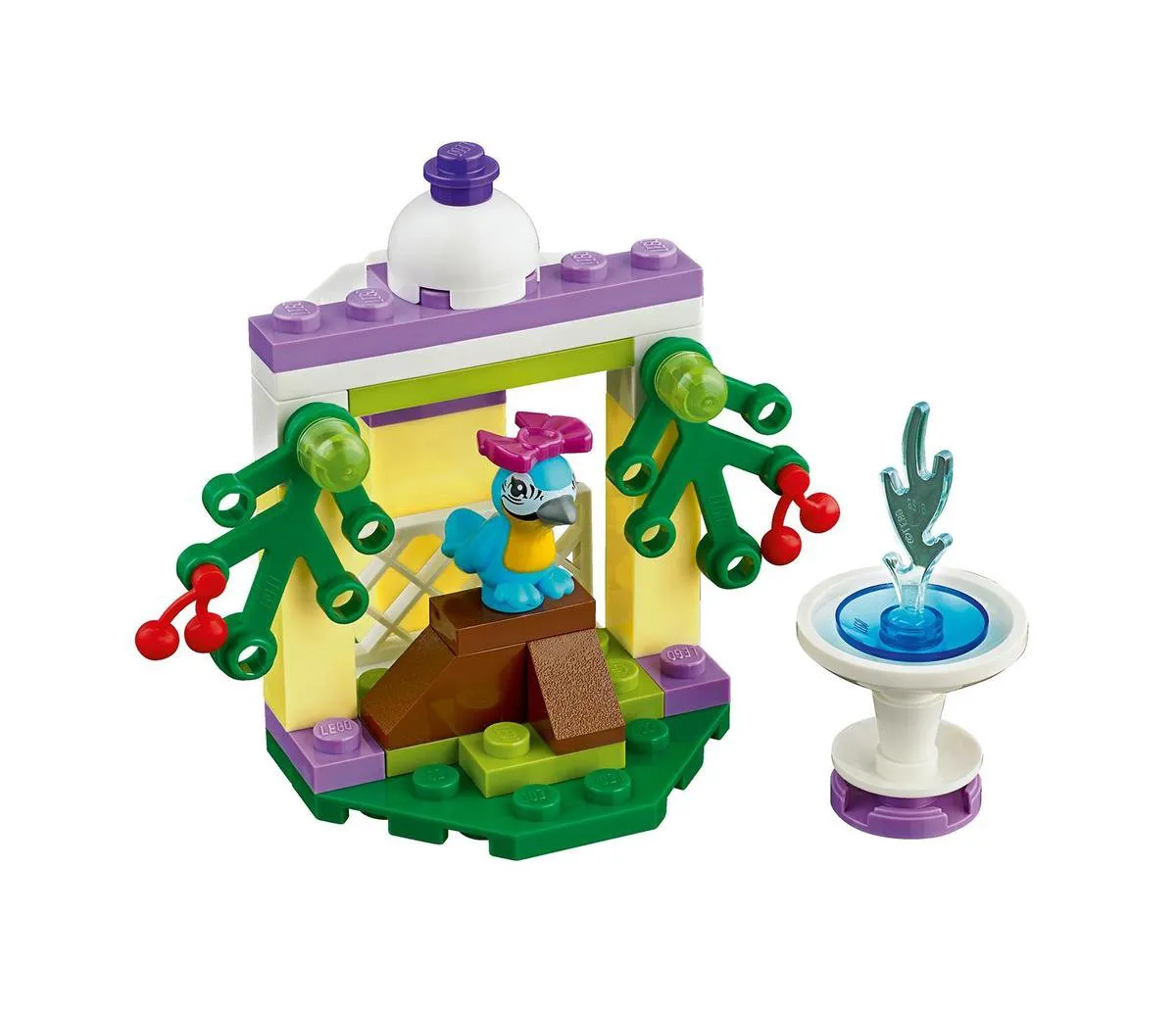 LEGO Friends De Fontein van Papegaai 41044 - Paars