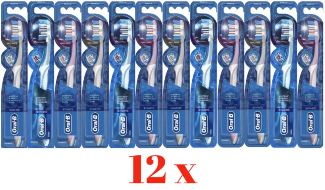 Oral-B 3D White Brilliance 40 Medium Tandenborstels