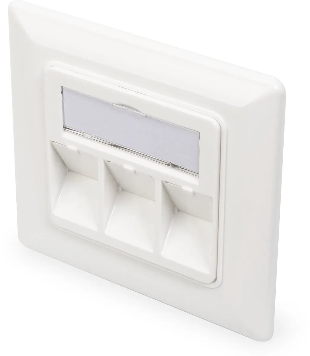 Digitus DN-93821 Wandcontactdoos RJ-45 Wit
